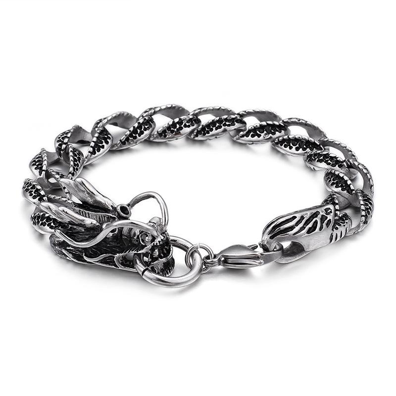 civibuy dragon bracelet Heavy metal viking bracelet K3K-03 - CIVIBUY