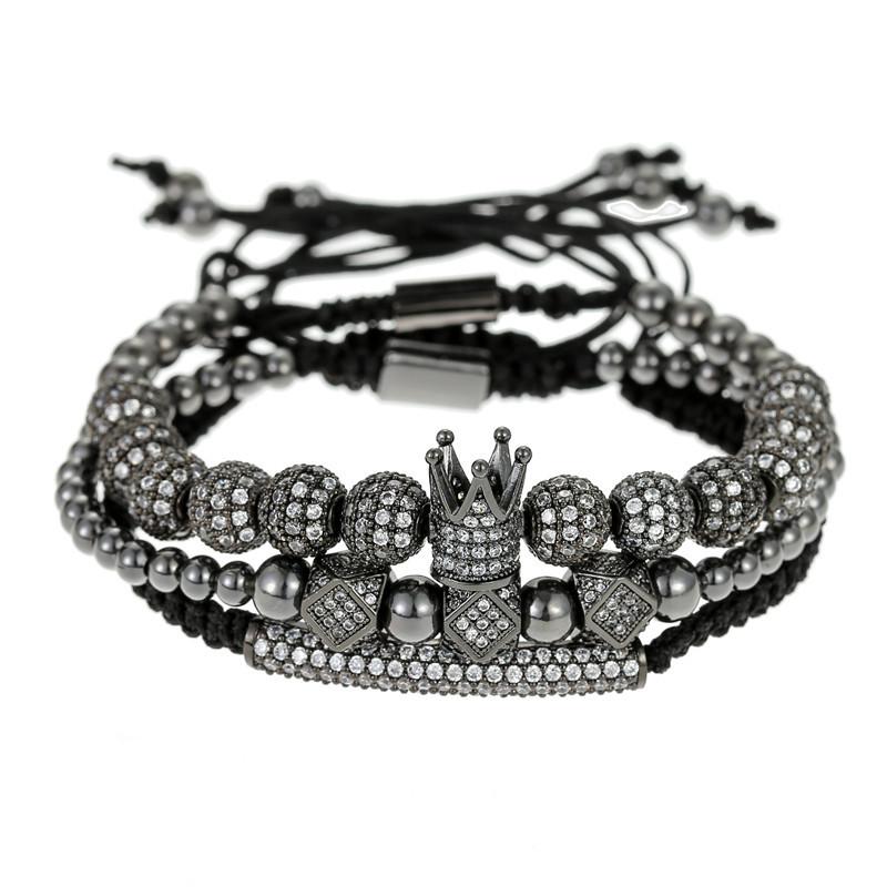 king Bracelet Beads Bracelet Luxury Charm cystol ball zorata stack bracelet - CIVIBUY