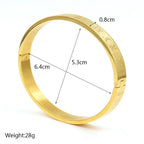 King Bracelet Roman Bangle Bracelet For Men Accessories Gold Cuff - CIVIBUY