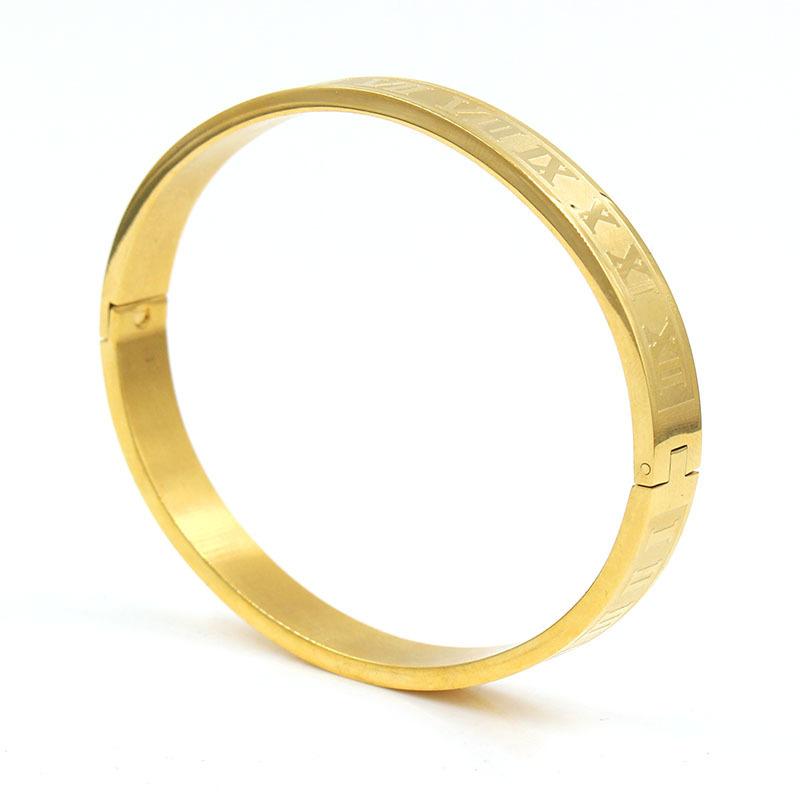 King Bracelet Roman Bangle Bracelet For Men Accessories Gold Cuff - CIVIBUY