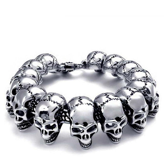 Custom Fashion steel chain Rock stainless steel Men Bracelet TTK-S18 Free shipping - CIVIBUY