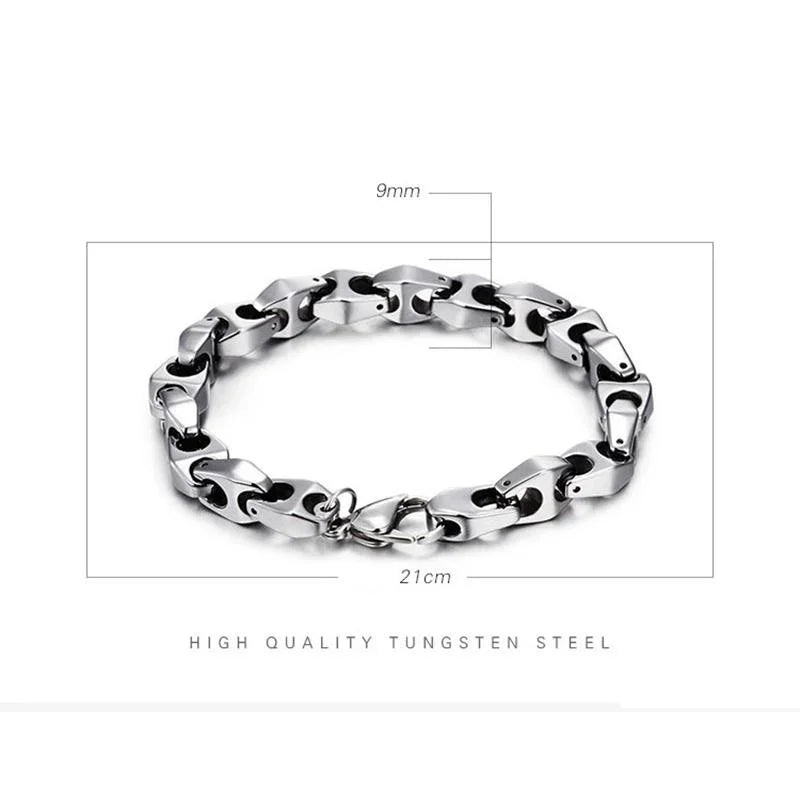 Custom Men's Tungsten Steel bracelet TTK-S30 Free shipping - CIVIBUY