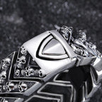 Custom Skull Head Fashion steel chain Gilded steel Men Bracelet TTK-S11 Free shipping - CIVIBUY