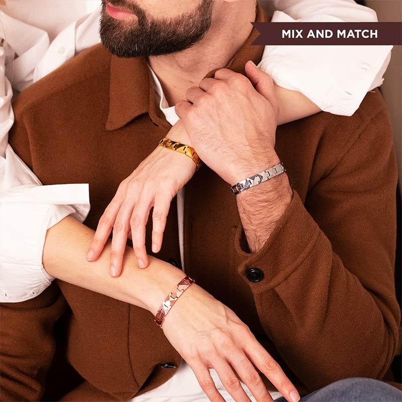 Tungsten Magnetic Bracelet for Man and Women Reliefs Arthritis Strong Health Energy - CIVIBUY
