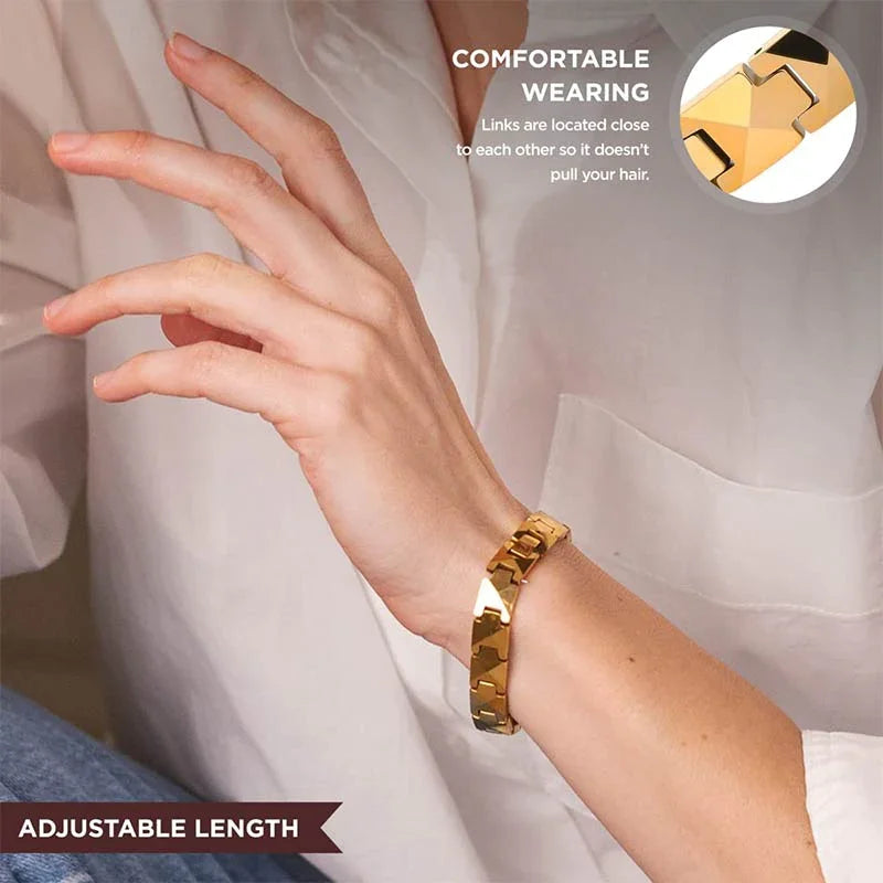 Tungsten Magnetic Bracelet for Man and Women Reliefs Arthritis Strong Health Energy - CIVIBUY