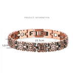 Copper Magnetic Bracelets for Men Arthritis pains U3G9-ST - CIVIBUY