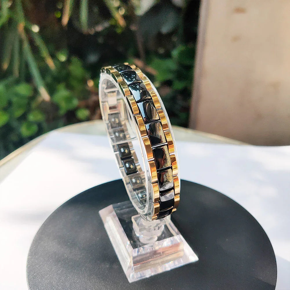 Magnetic Bracelet 3000 Gauss Chain Pain Relif strong Magnetic Bracelet for Men - CIVIBUY