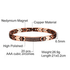 Copper bracelets with a sparkling design effective in relieving arthritis pain for women - CIVIBUY
