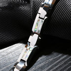 Magnetic bracelets for Pain Relief Men Tungsten bracelet - CIVIBUY