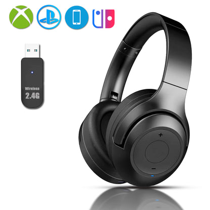 Wireless Gaming Headset Lightweight Active Noise Cancelling Headphone built-in 4 mics BT30 - CIVIBUY