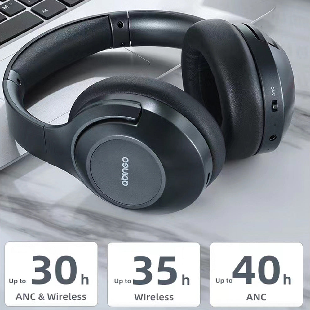 Wireless Gaming Headset Lightweight Active Noise Cancelling Headphone built-in 4 mics BT30 - CIVIBUY
