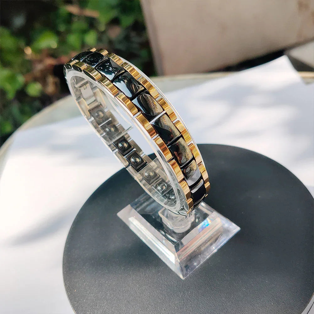 Magnetic Bracelet 3000 Gauss Chain Pain Relif strong Magnetic Bracelet for Men - CIVIBUY