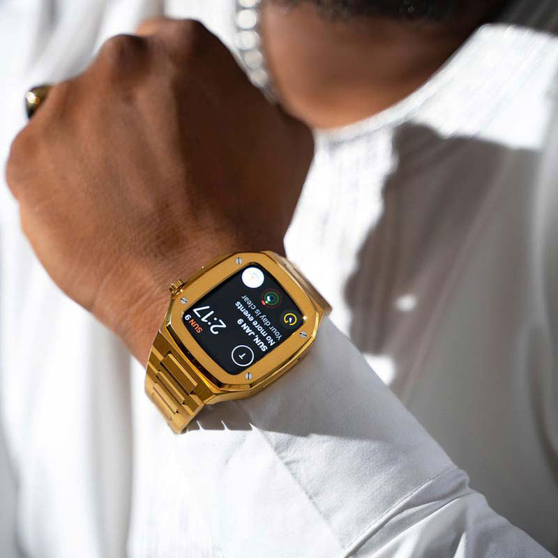 Luxury Steel apple watch series 7 Case 45mm【SD-B45s】 - CIVIBUY