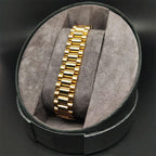 Men's Jewelry Business watch band Strap Gold Bracelet - CIVIBUY