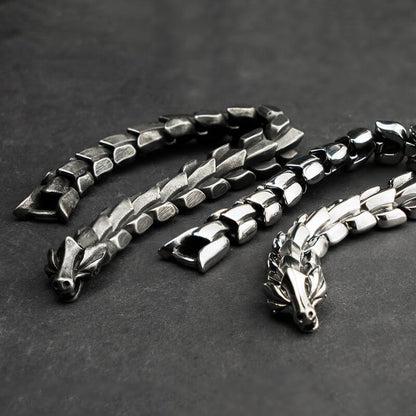 Dragon Black vintage punk bracelet for men fashion Jewelry KA-D19 - CIVIBUY