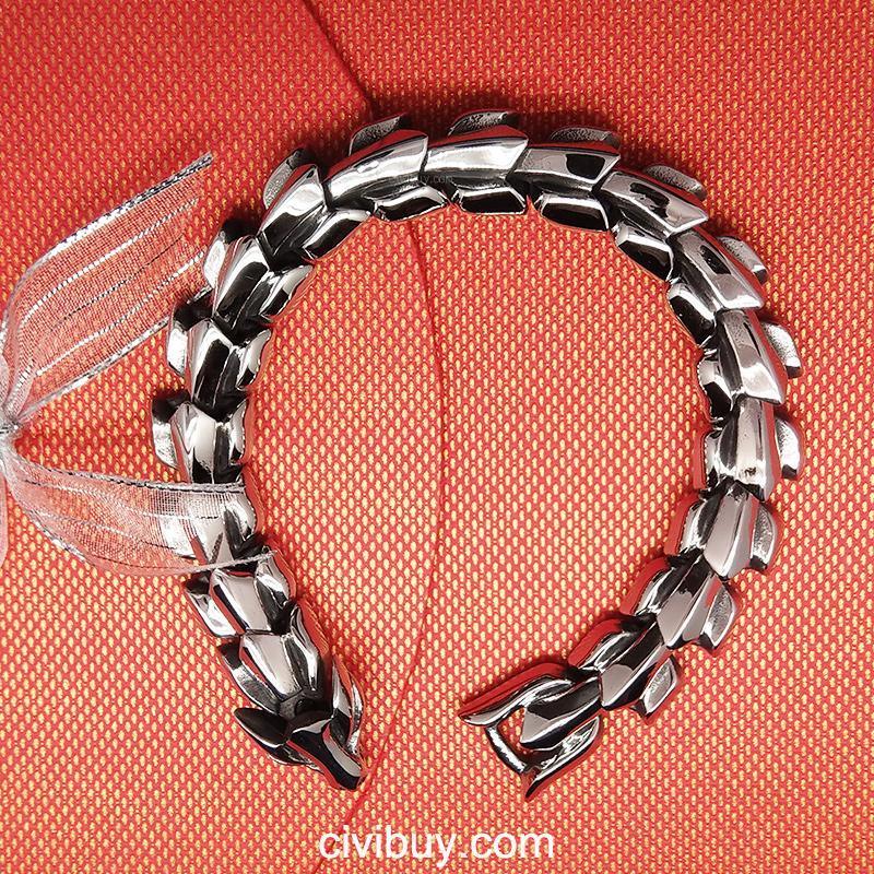 Dragon Black vintage punk bracelet for men fashion Jewelry KA-D19 - CIVIBUY