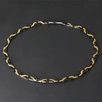 Elegant Titanium Magnetic Therapy Necklace Pain Relief for Neck Arthritis Migraine Headaches CX35R - CIVIBUY