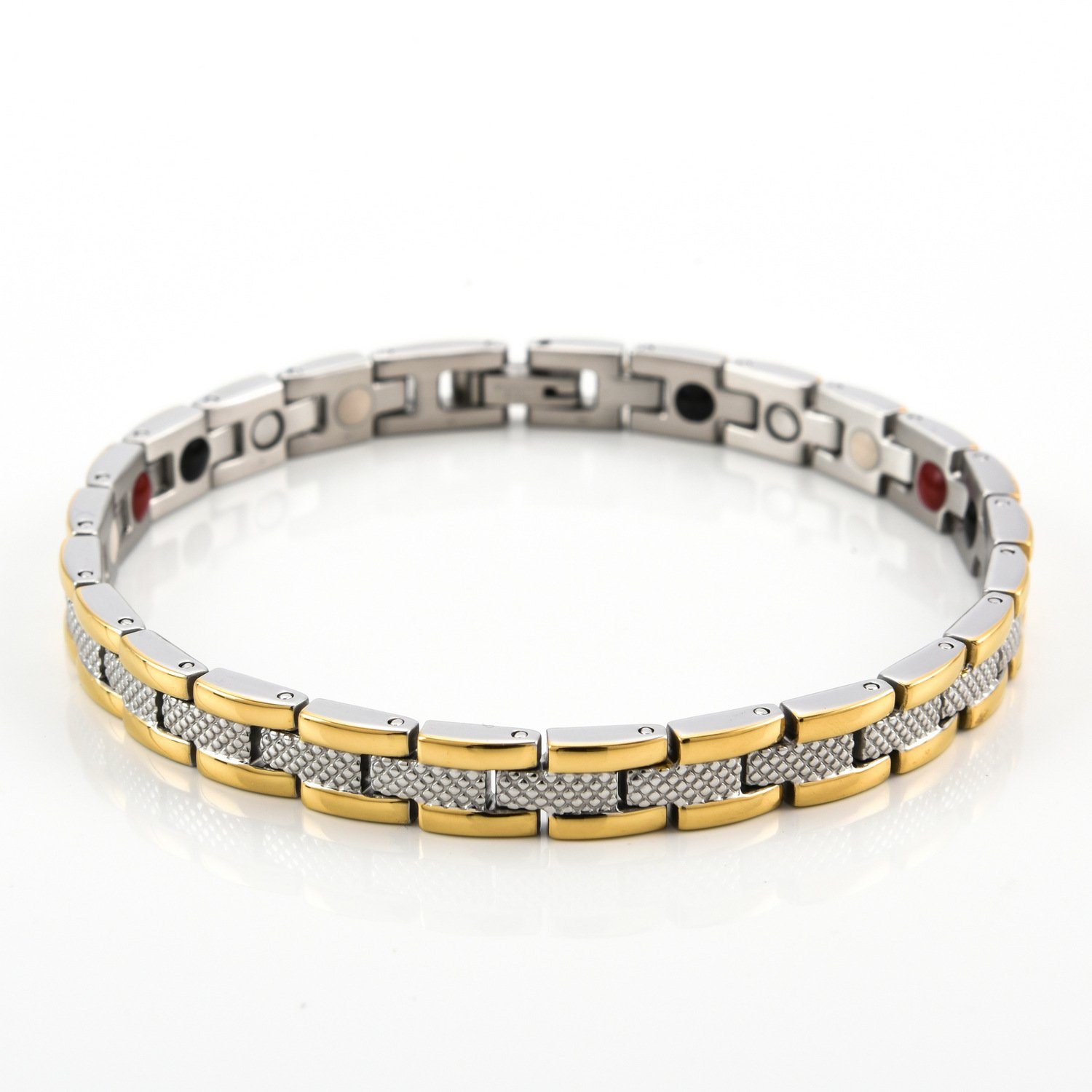 Elegant Womens Titanium Magnetic Therapy Bracelet Pain Relief for Arthritis - CIVIBUY