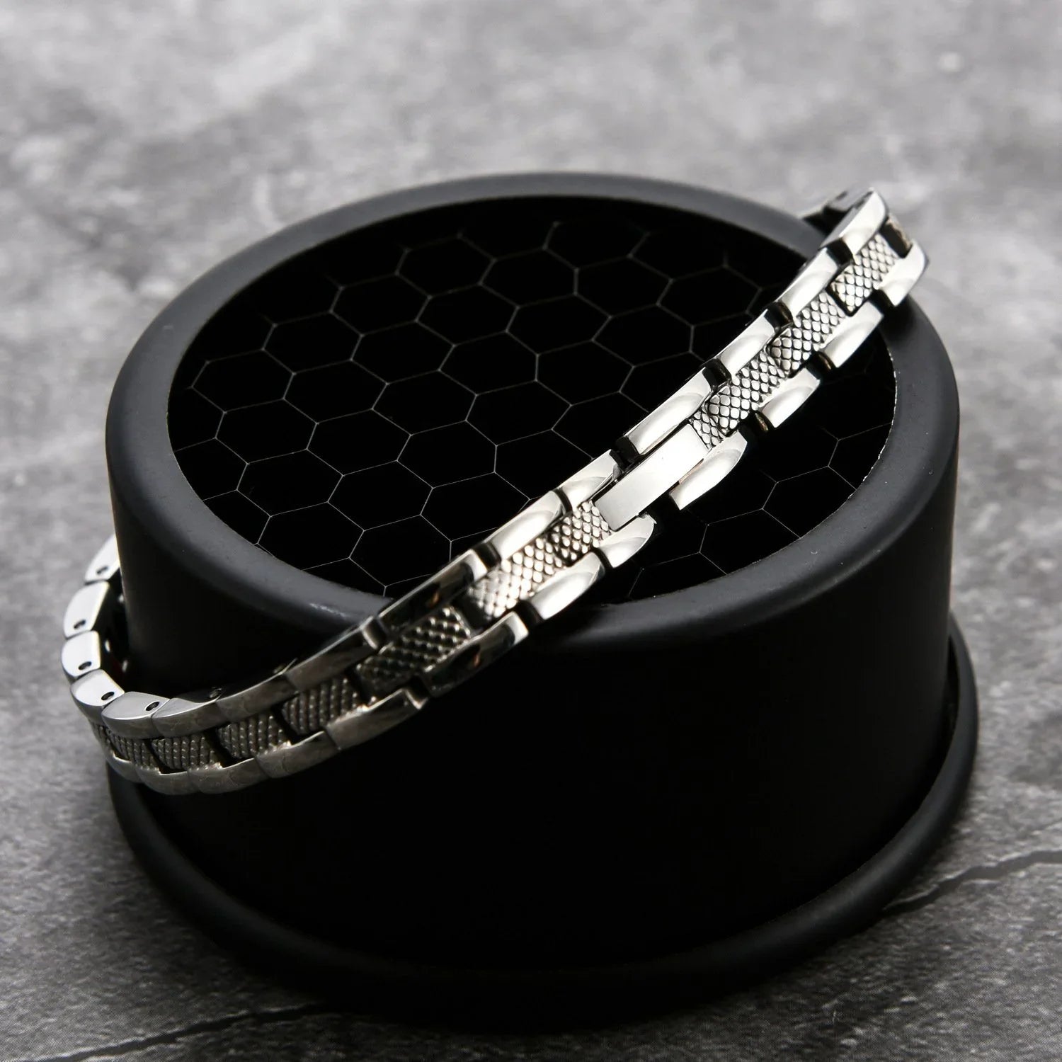 Elegant Womens Titanium Magnetic Therapy Bracelet Pain Relief for Arthritis - CIVIBUY