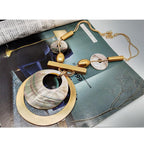 Fashion Jewlery Hand-polished shells Gold and steel chain Women Necklace gift for women，party dress necklace - CIVIBUY