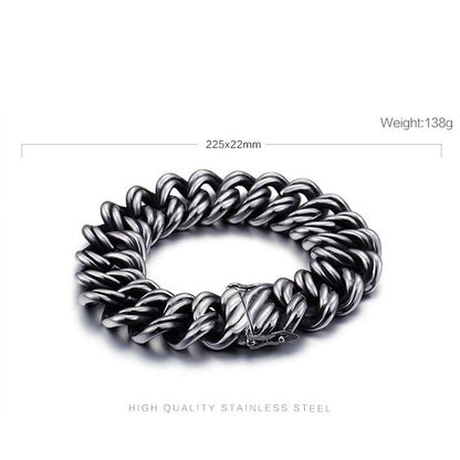 Fashion steel chain stainless steel Men Bracelet TTK-S09 Free shipping - CIVIBUY