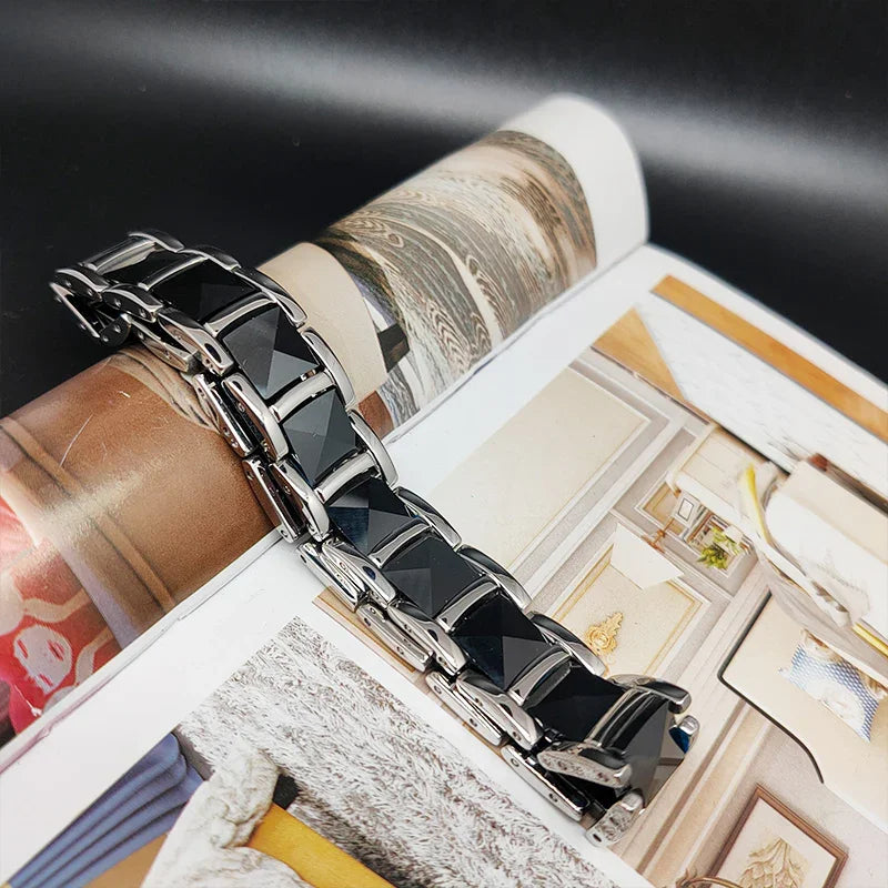 Magnetic Therapy Bracelet for Arthritis Pain Relief Men bracelet,black - CIVIBUY