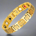 Mens Magnetic Bracelets for Arthritis Pain Relief Gold copper Bracelet
