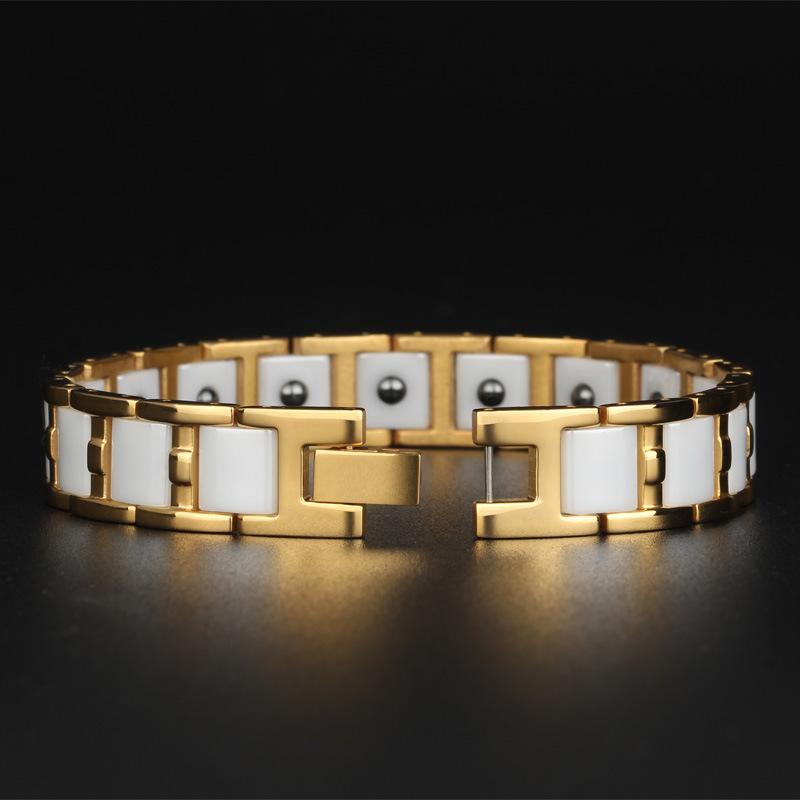 Golf Bracelet Men's New Personalised Tungsten Steel Bracelet Care Hologram Energy Bracelet KKS-T16 - CIVIBUY