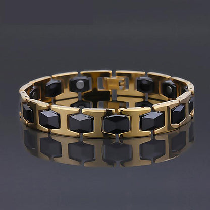Tungsten  Bracelet for Men Magnetic Bracelet for Arthritis KKS-T12 - CIVIBUY