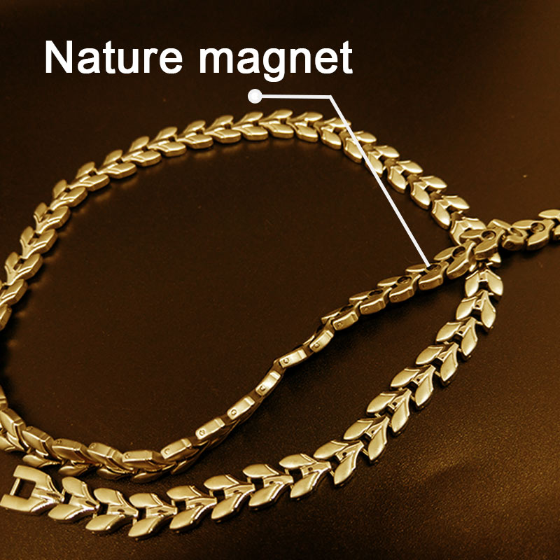 Women’s Stainless Magnetic Therapy Necklace for Headaches and Blood Circulation - CIVIBUY