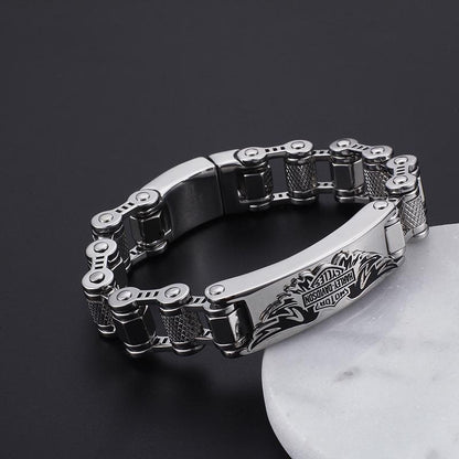 Heavy Bicycle stainless steel men's Bracelet - CIVIBUY