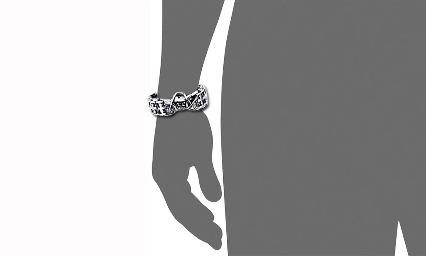 Heavy Metal Jewelry hand Bicycler  Bracelet for Men's Bracelet - CIVIBUY