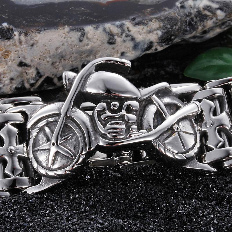 Heavy Metal Jewelry hand Bicycler  Bracelet for Men's Bracelet - CIVIBUY
