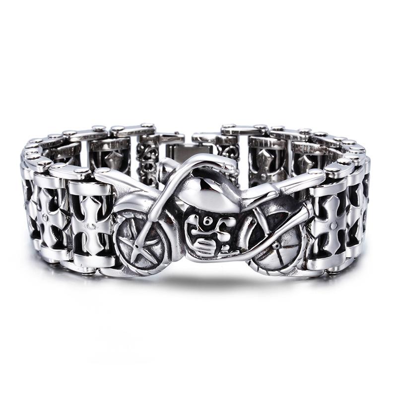Heavy Metal Jewelry hand Bicycler  Bracelet for Men's Bracelet - CIVIBUY
