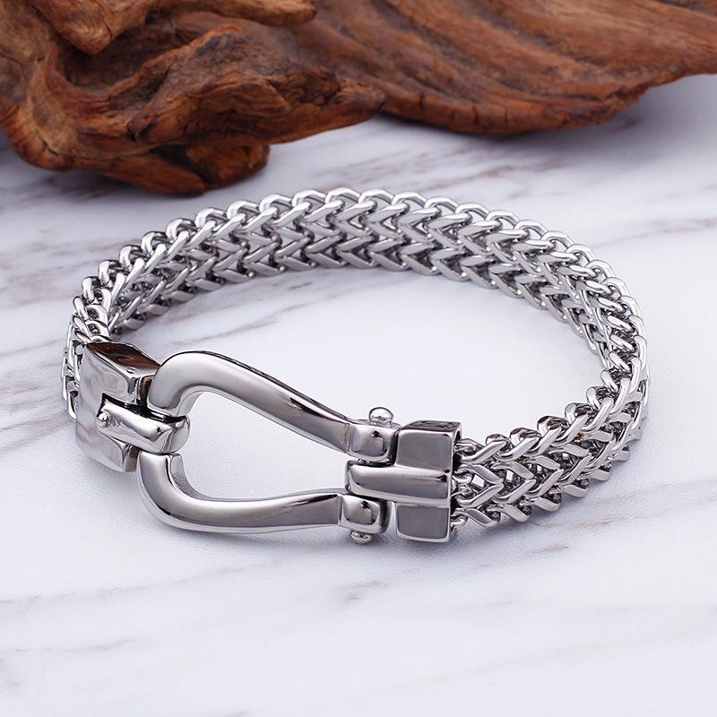 Hight Polished Materials Pure Steel Bracelet Gifts - CIVIBUY