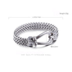 Hight Polished Materials Pure Steel Bracelet Gifts - CIVIBUY