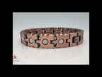 Copper Magnetic Bracelets for Men Arthritis pains U3G9-ST