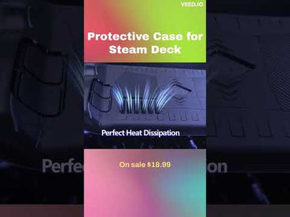 Protective Case for Steam Deck, Silicone Soft Cover Protector with Full Protection, Anti-Scratch Design