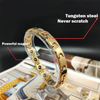 Gold magnetic bracelets for pain Bracelet for Arthritis Pain Relif - CIVIBUY