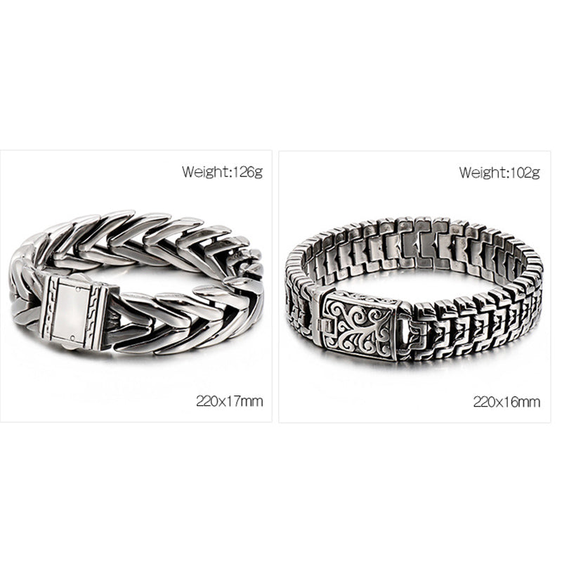 Viking Bracelet punk mens bracelet jewelry Men bracelets BDJ-R4 - CIVIBUY