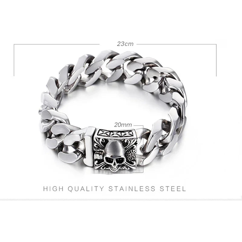 viking bracelet Fashion steel chain Gilded steel Men Bracelet TTK-S02 Free shipping - CIVIBUY