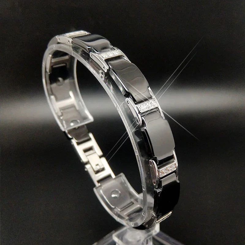 Magnetic Therapy Bracelet Zircon for Arthritis Pain Relief - CIVIBUY