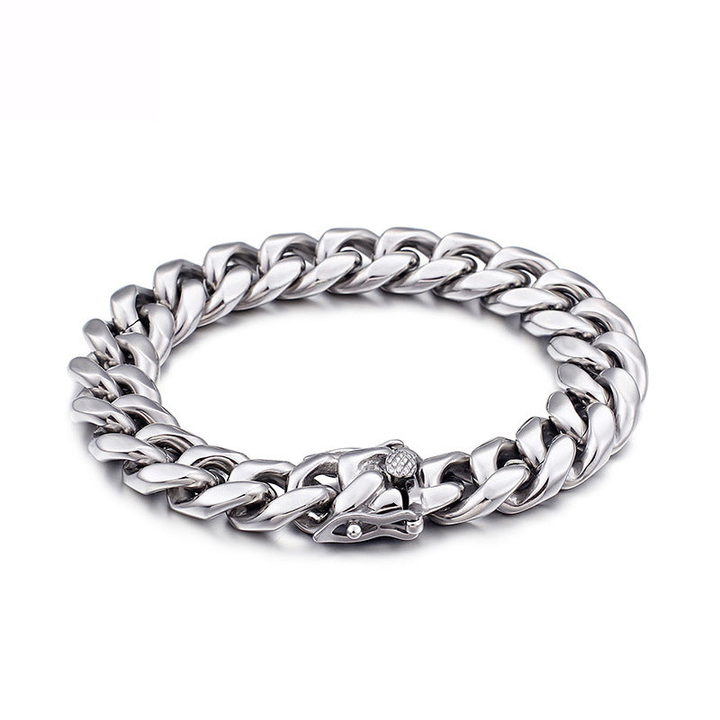 Trendy titanium steel hand chain for Men's Bracelet - CIVIBUY