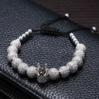 black sparkle bracelet king bracelet Bracelets cystol ball braclet - CIVIBUY