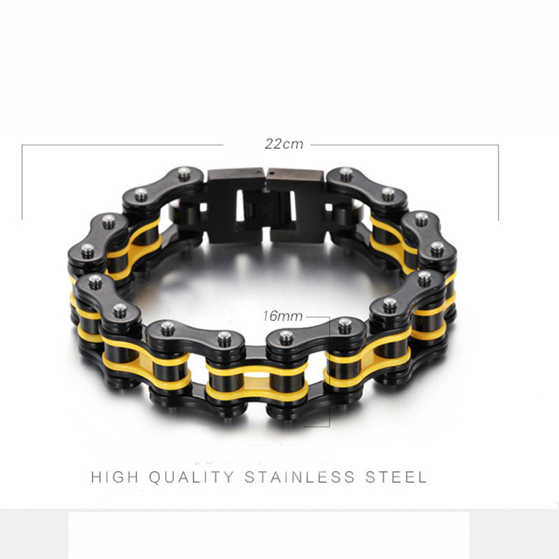 Wholesale smooth titanium steel bicycle Bracelet ETY-P3072 - CIVIBUY