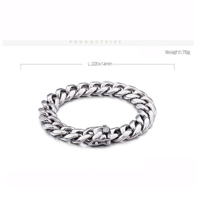 Trendy titanium steel hand chain for Men's Bracelet - CIVIBUY