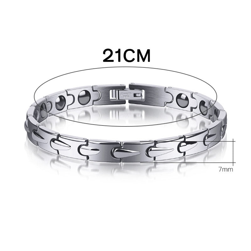 Water drop Titanium Magnetic Therapy Bracelet Pain Relief for Arthritis and Carpal Tunnel - CIVIBUY