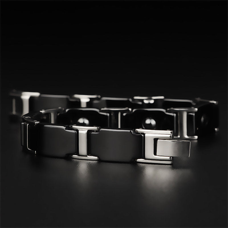 Bracelet for Men Tungsten Therapy for Arthritis Pain Relief Magnetic Bracelet KKS-T18 - CIVIBUY