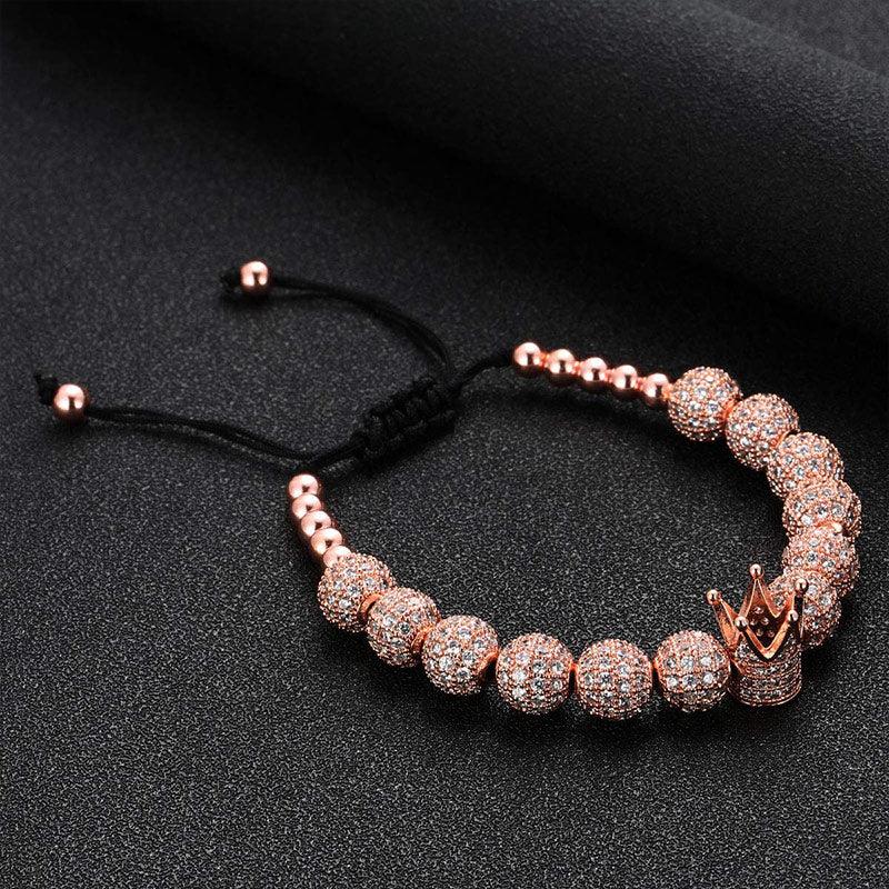 black sparkle bracelet king bracelet Bracelets cystol ball braclet - CIVIBUY