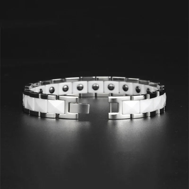 magnetic bracelets for pain Mens Power Black Bracelet with for Arthritis Pain Relief KC-D54 - CIVIBUY